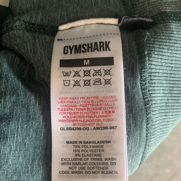 Gymshark Camo Obsidian Green Bra - Picture 5 of 5